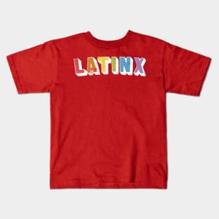 LATINX / Original Retro Style Design Kids T-Shirt